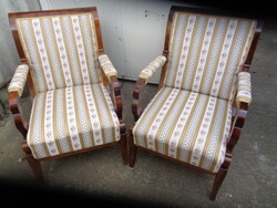 Biedermeier fotelek párban