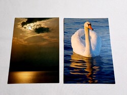 2 db balatonboglári fotós által készített egyedi postatiszta képeslap