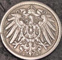 Németország 5 pfennig, 1906. Verdejel ''A'' - Berlin