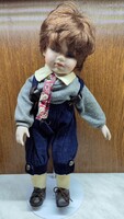 Porcelán baba ABIO jelzéssel 40cm