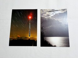 2 db balatonboglári fotós által készített egyedi postatiszta képeslap