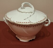 Láng Mihály antik szecessziós leveses tál