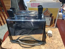 Retro különleges zanussi kenyérpirító melegszendvics sütő újszerű állapotban dobozában a5