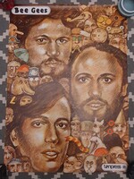 Bee gees poster - tonpres s- lech majewski