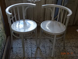 PÁR !! RÉGI VINTAGE PROVENCE THONET TÍPUSÚ KARSZÉK KAROS SZÉK PATKÓSZÉK