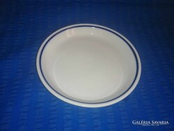 Zsolnay porcelán kék szélű kistányér (A15)