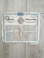 Kötelezvény 1847.-ből!!!