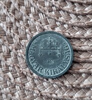 2 fillér 1943 verdefénnyel