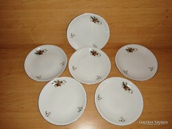 Régi jelzésű Alföldi porcelán kistányér készlet - 6 db egyben -átm. 19 cm (ap)