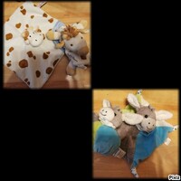 Szundikendő játékokkal 339. (Csacsi boci, unikornis)  - Nappy with toys. 339. (Donkey, Cow, Unicorn)