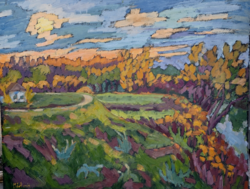 Mártonfi Benke Márta Estefelé 70x100cm