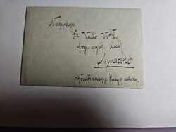 1909-es 10 Fillér bélyeg levélen Eger-Ajnácskő