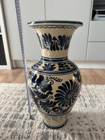 Nagyméretű, gyönyörű, korondi padlóváza, 41 cm