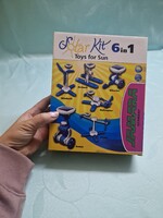 Solar kit 6 az 1ben építő játék bontatlan