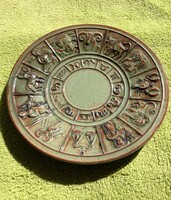 Zodiákus Városlőd fali tál! 30 cm!