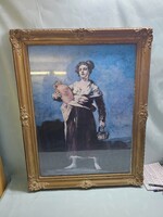 Francisco Goya Korsós nő nyomat 94x74 , 80x58