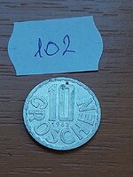 AUSZTRIA 10 GROSCHEN 1963 ALU.  102