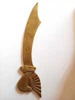 ART DECO BRONZ LEVÉLNYITÓ. G.GARREAU. FRANCIAORSZÁG 1930 KÖRÜL