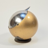 Vintage - space age desing  fém hamutartó/hamuzó a 70-es évekből