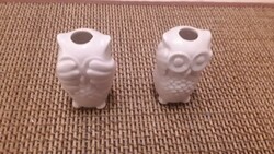 Figurális bagoly  porcelán párologtató.