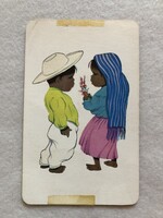 Régi   Mexicoi lito  gyerekes képeslap
