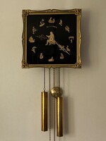 Falióra, H.C.Andersen mese figurákkal.