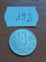 AUSZTRIA 10 GROSCHEN 1968 ALU.  192