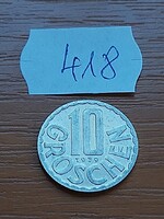 AUSZTRIA 10 GROSCHEN 1979 ALU.  418