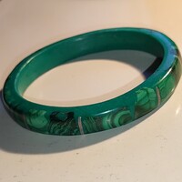 Malachite merev karkötő 6cm