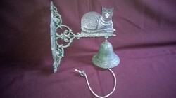 Fali harang , kovácsoltvas talpon