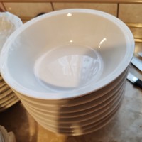 Fehér porcelán kocsonyás, gulyás leveses tányér. Új!