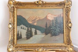 Tordai Székely Mihály festmény 102x80 cm kerettel