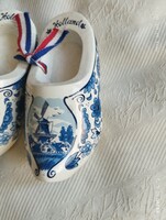 Holland papucs porcelán nipp