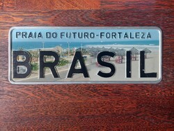 Brazil.fémtábla 33 cm x 12.5 cm