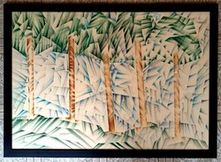 Ruzicskay György (1896-1993) : Pálma Sor 70 x 100 cm