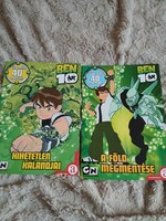 Ben10 Hihetetlen kalandjai és A föld megmentése matricás könyvek