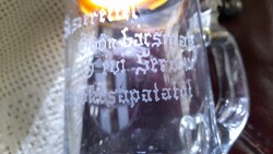 Fradi korsó ón tetővel ajándékozási gravirozással