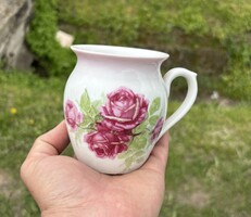 Zsolnay ritkább  rózsás porcelán hasas csupor  bögre findzsa nagymama kincse  hagyatéki