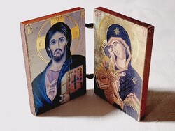 Miniatűr házi oltár ortodox ikon