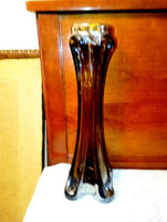 Iridescent thick glass Czech glass vase - 32 cm - art&decoration