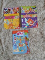 Winx tündériskola - Tündéri rejtvények 1-2 rész, + matricás album, foglalkoztatók
