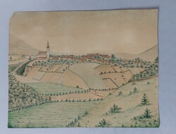 Meinholdt Rezső:Dombos táj 1878