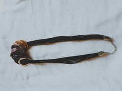 Nyaklánc 0023 - fém műanyag hossza 48cm