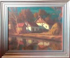 Gecse Árpád (1900-1999) : Zagyvaparti házak