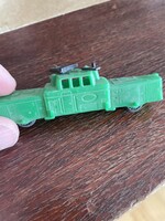 Muanyag vasút mozdony Azthiszem Kinder tojásból 1983 Retro autó trafikot áru jatek