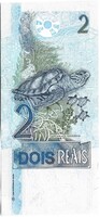 2 real reais 2001 Brazilia 2.