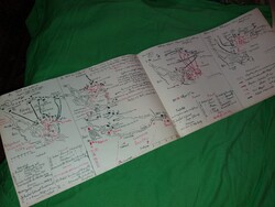 DR. LÖVÉSZ TIBOR - kézirat tanulmány 1809. Napóleoni háborúk TÖRTÉNELEM térképpel 24 X 76 cm 2.