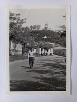 Régi fotó, Esztergom utcakép Majer István út 1970-es évek