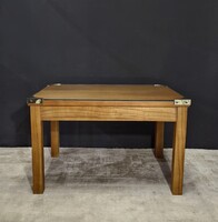 Vintage katonai tábori asztal replika, kisasztal, side table, dohányzóasztal