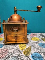 Antik réz kávédaráló